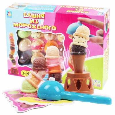 Игра настольная Башня из мороженого Игродром 1toy Т13549